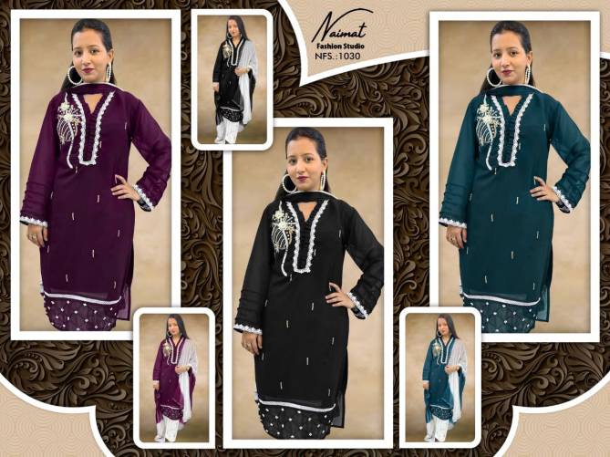 Naimat Fashion Studio 1030 Georgette New Exclusive Wear Ready Made Collection